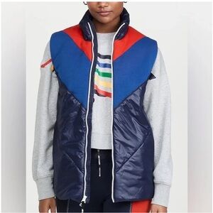 NWT Staud x New Balance Colorful Women's Puffer Vest